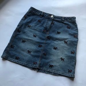 Lily Pulitzer embroidered dog skirt